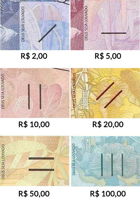 BRASIL PAR DE CEDULA LETRAS E A DO REAL DE 2 REAIS VAL