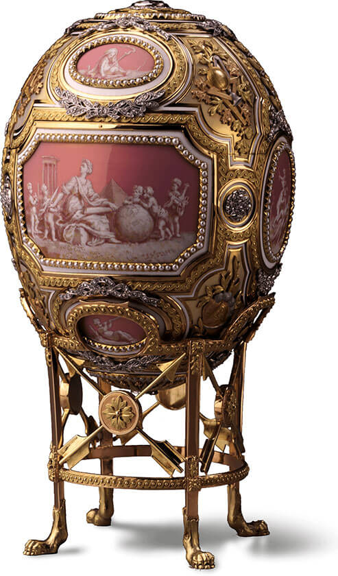 Ovo Fabergé 'Grisaille' ou 'Catarina a Grande' de 1914