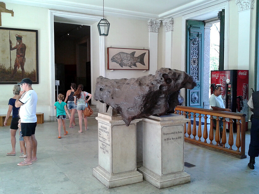 Item de acervo perdido no incêndio do Museu Nacional no Rio de Janeiro: Meteorito do Bendegó