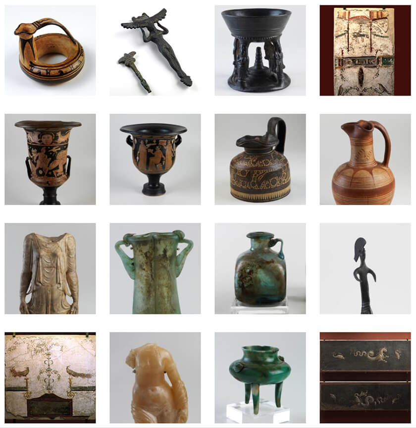 Item de acervo perdido no incêndio do Museu Nacional no Rio de Janeiro: Coleção das culturas do mediterrâneo