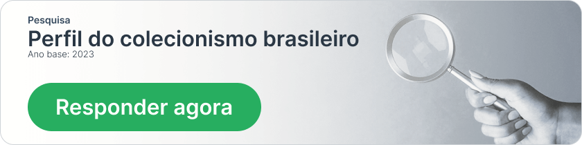 Banner da Pesquisa Perfil do Colecionismo brasileiro 2023