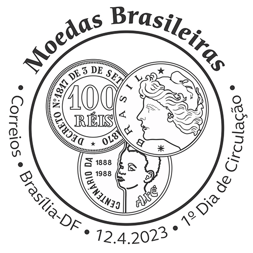 Selo das moedas do Brasil e seus padrões monetários