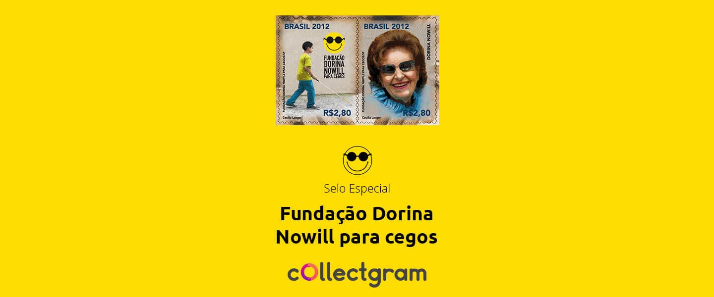 Selo da Fundação Dorina Nowill para cegos