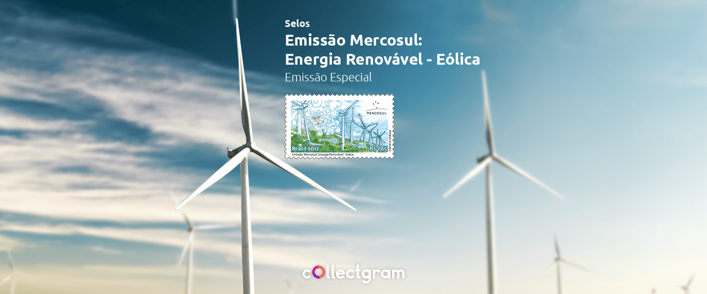 Selo da energia renovável - Eólica: série de emissão Mercosul