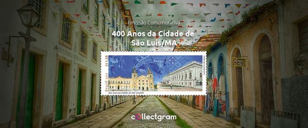 Selo dos 400 anos da cidade de São Luís do Maranhão