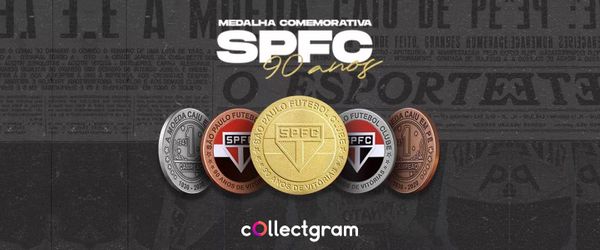 Medalha de 90 anos do São Paulo Futebol Clube