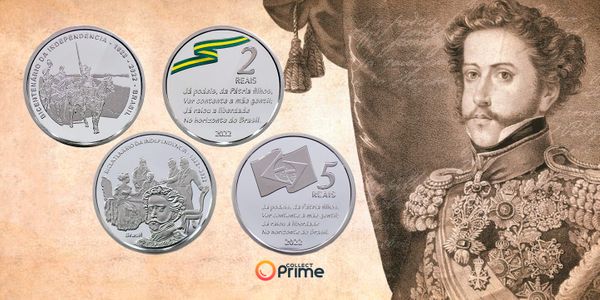 Banco Central lança moedas comemorativas ao Bicentenário da Independência do Brasil